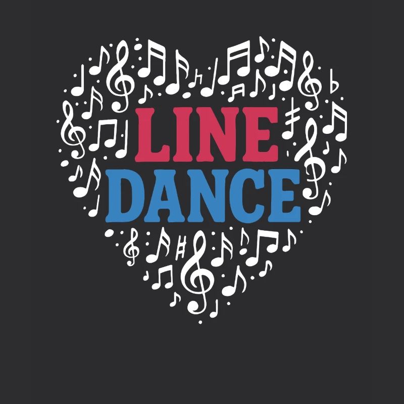 Linedance - Tanz mit Herz - Musik Geschenk