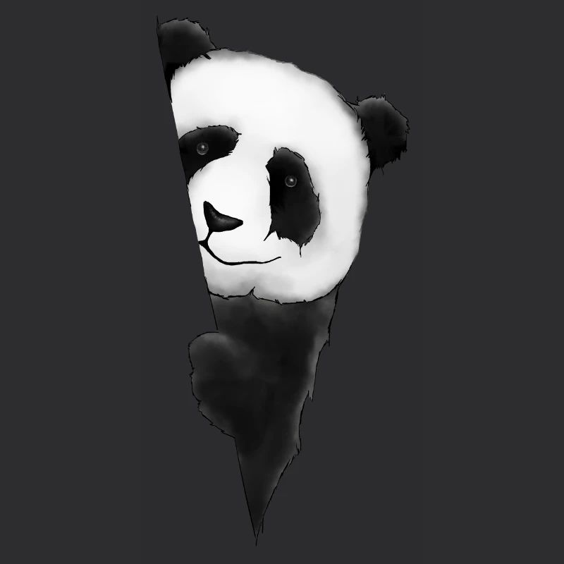 Lässig cooler Panda Bär
