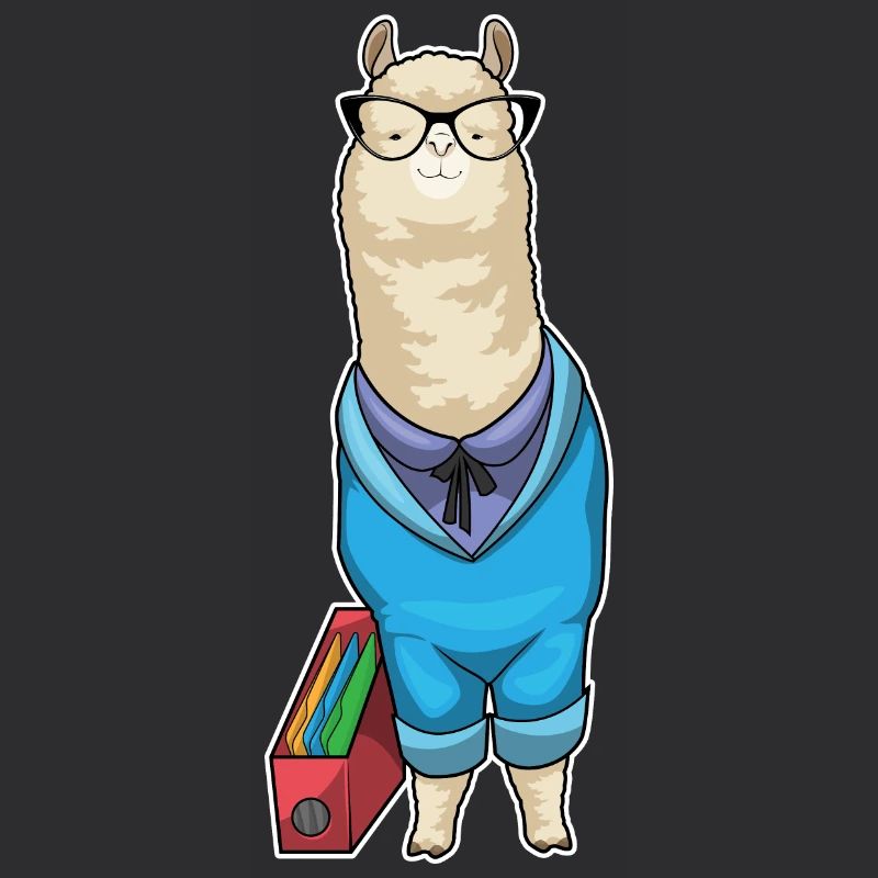 Alpaca Secretary Folder Office