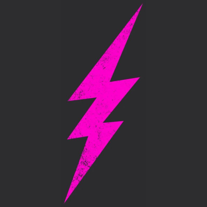 Leuchtender Pinker Blitz