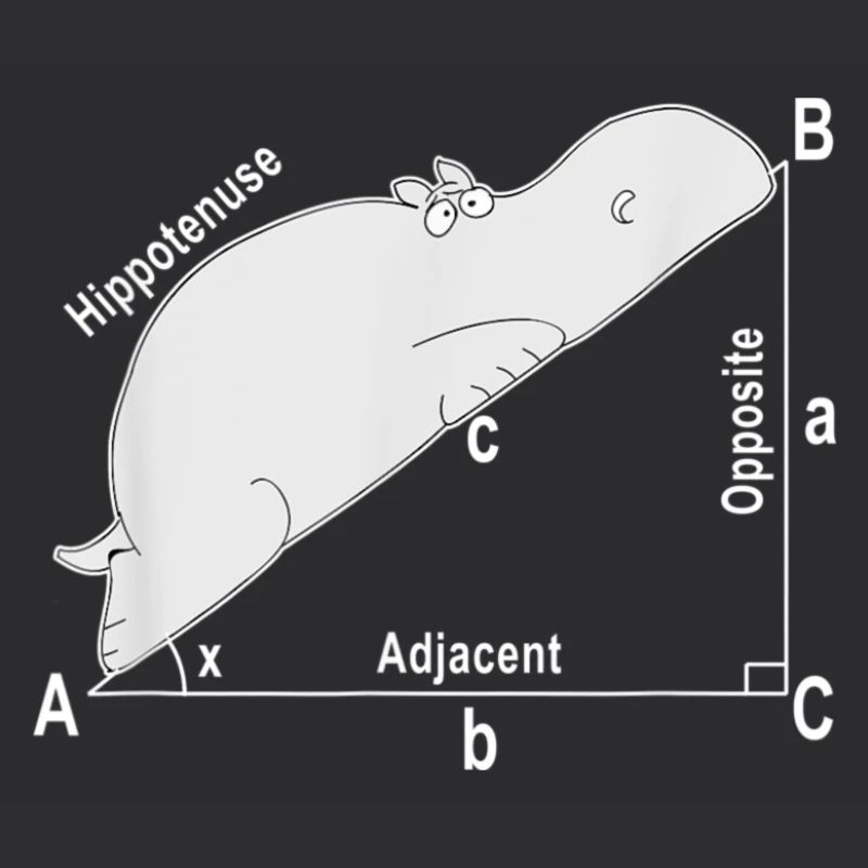 Hippo Math Math Chemise drôle drôle de professeur