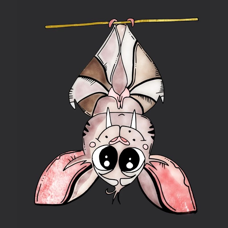 Kawaii Bat Neon Night