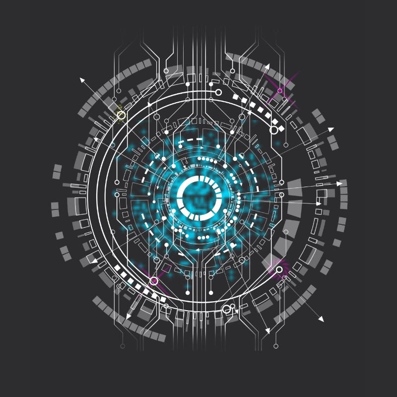 ordinateur Espace cpu pc Nerd Circuit imprimé Board Warp geek ai ki