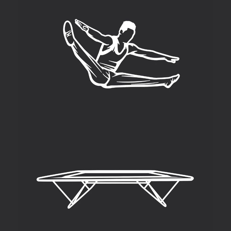 Trampoline jumper boy