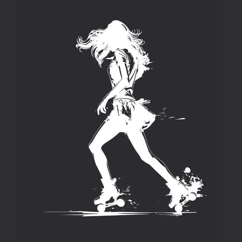 Roller Skater Drawing
