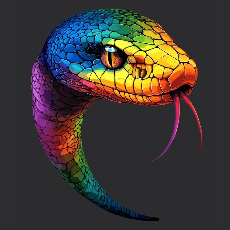 Snake Python Cobra Mamba Rattlesnake Snake