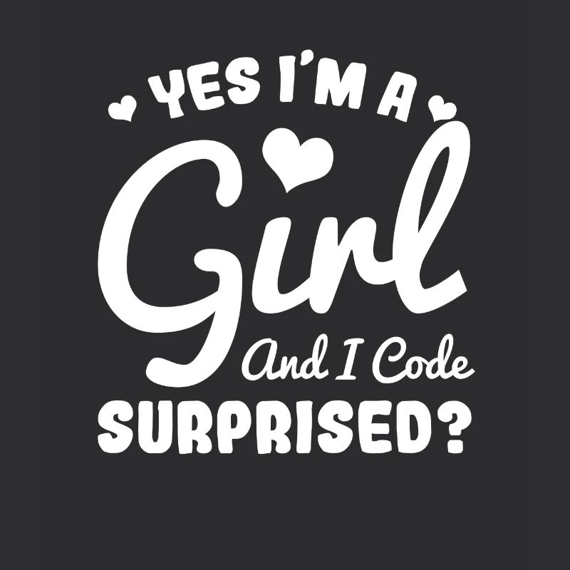 , je suis une fille et je code surpris