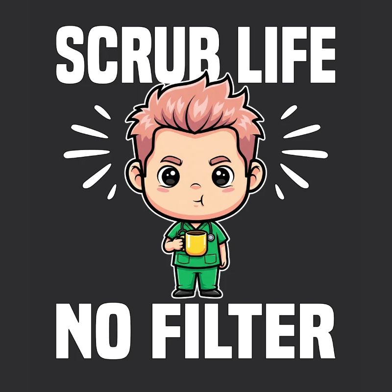 SCRUB LIFE, NO FILTER - DOCTOR GIFT
