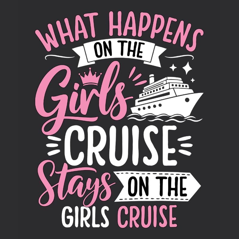 Mädchen Kreuzfahrt Spruch Design