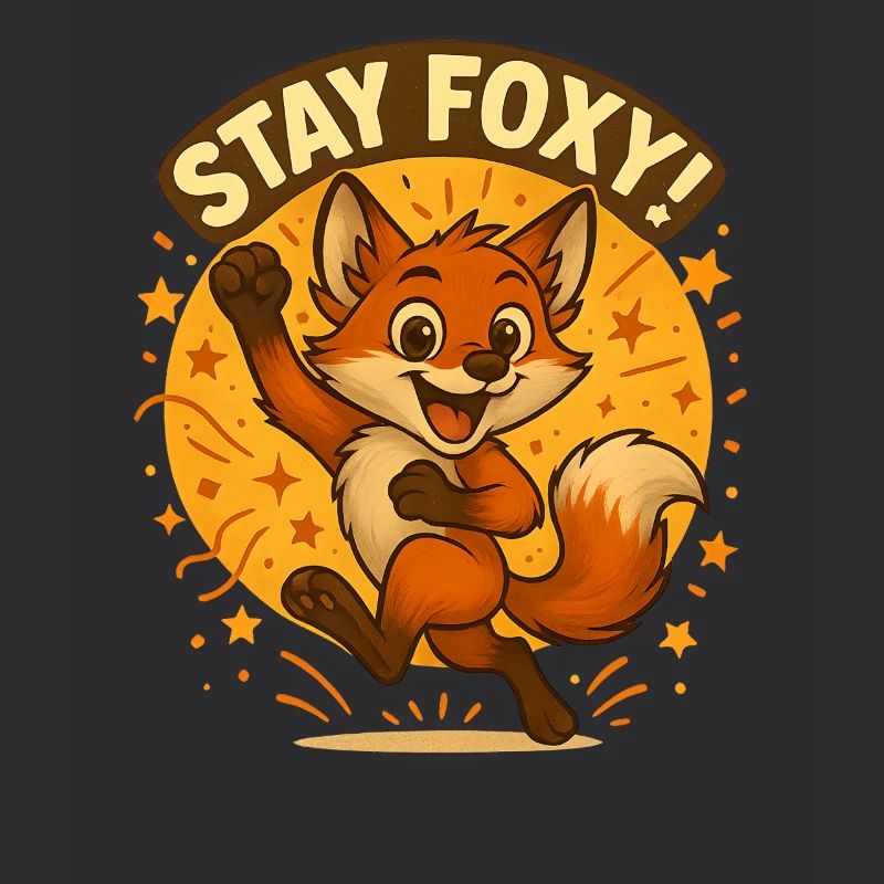 Stay Foxy Fox Illustration