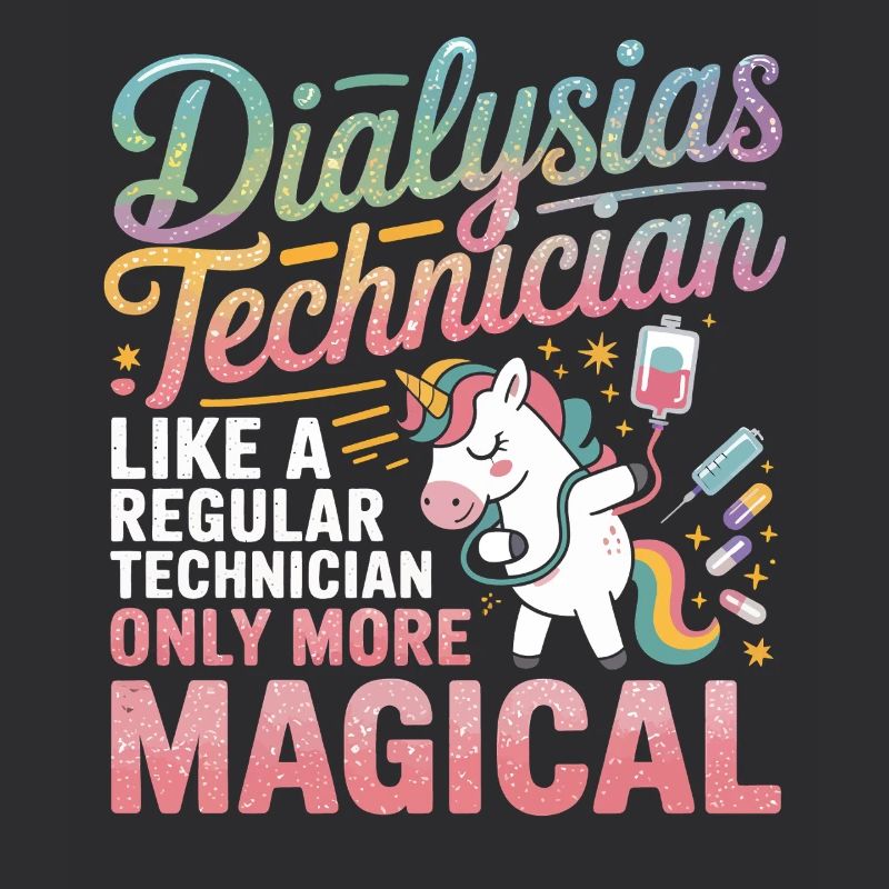 Magischer Dialyse-Techniker Unicorn