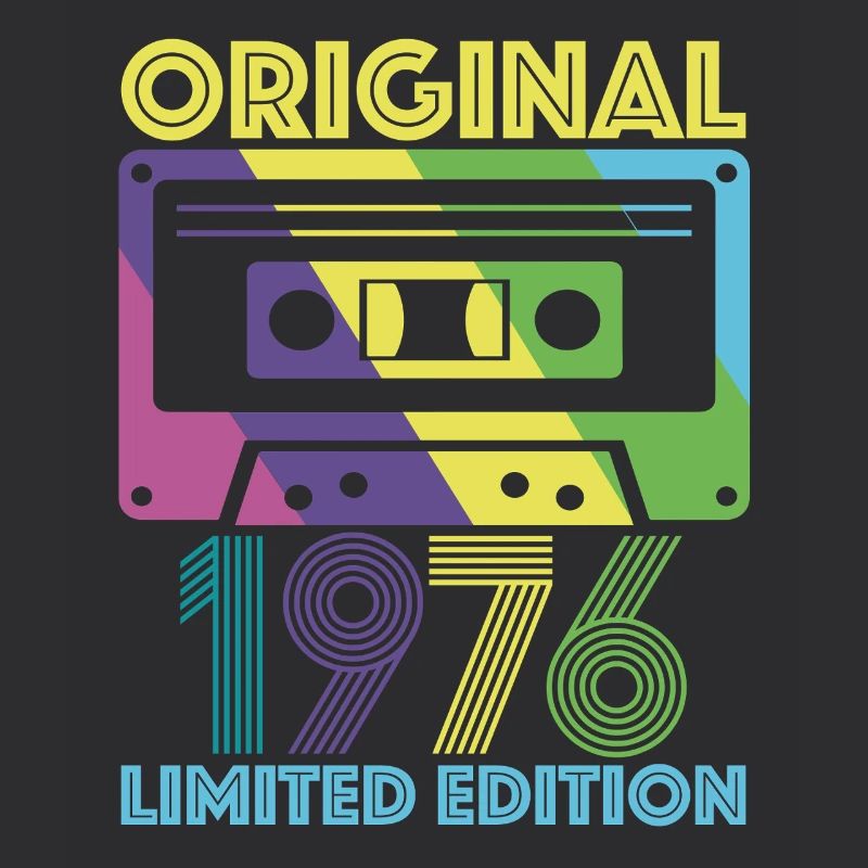 Original 1976 Cassette 50e Anniversaire 50 ans Tee