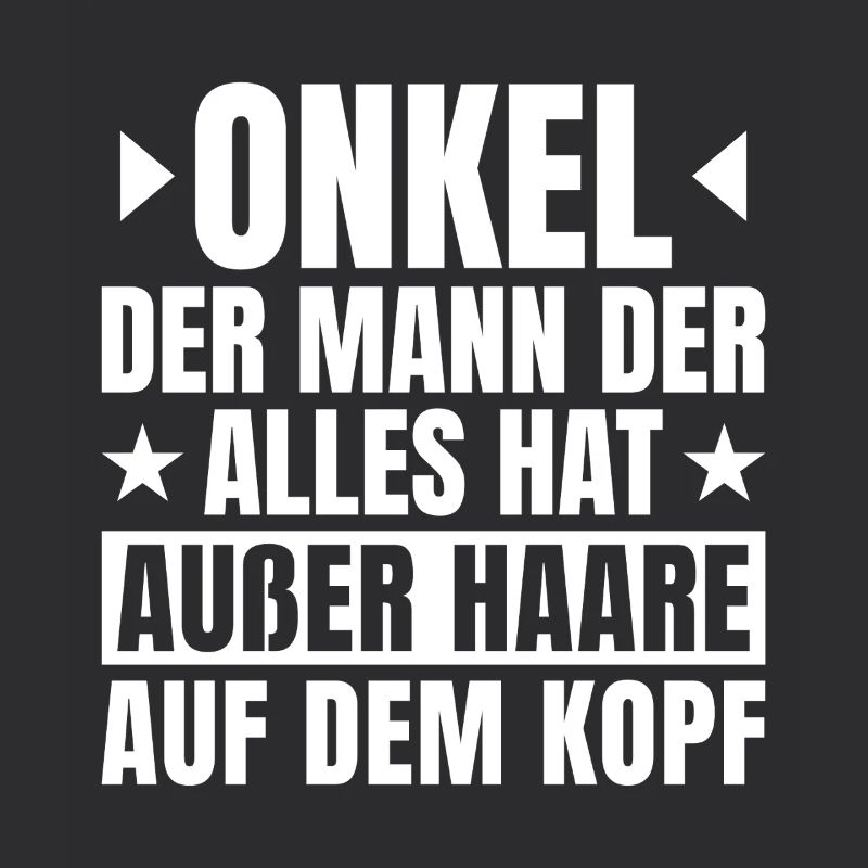 Onkel mit Glatze Spruch
