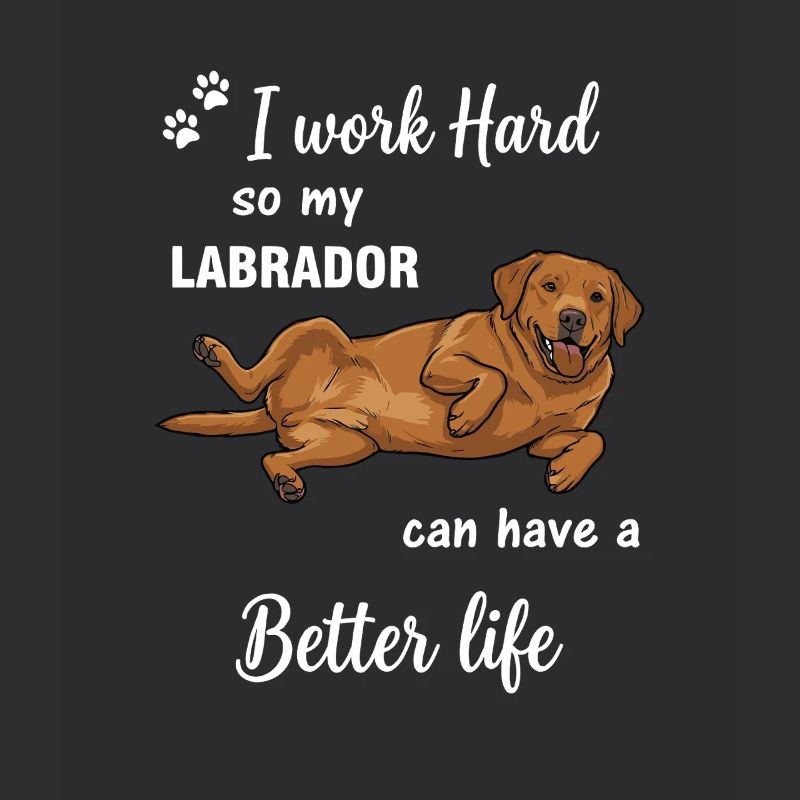 Echte Labrador Liebe Hundebesitzer Statement