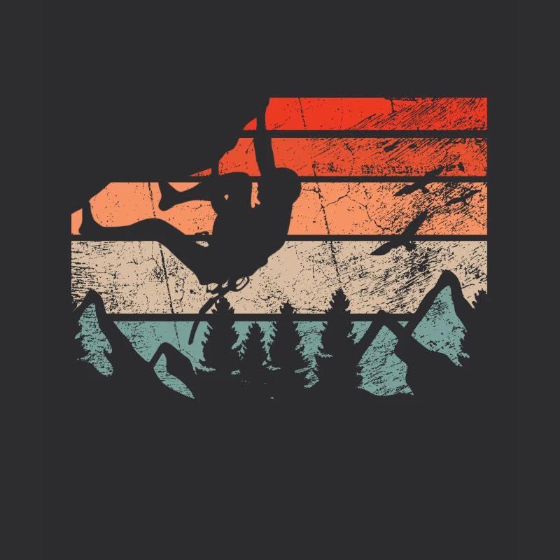 Retro Bouldern Klettern Boulderer Boulder