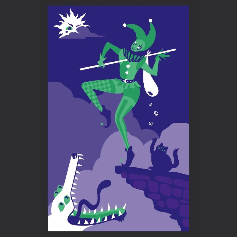 Der Narr - Tarot Große Arkana Illustration