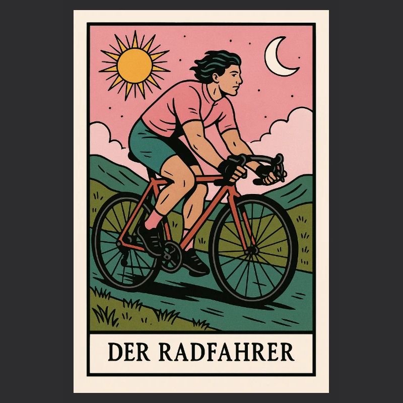 L’illustration du cycliste
