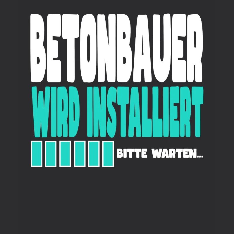 Betonbauer wird installiert