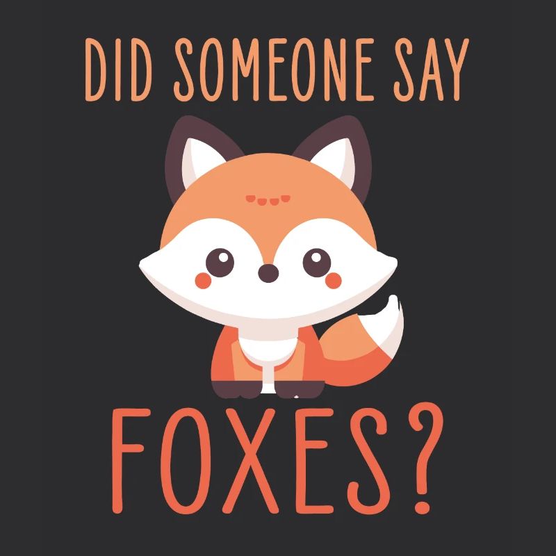 Charming Kawaii Fox Design for Wildlife