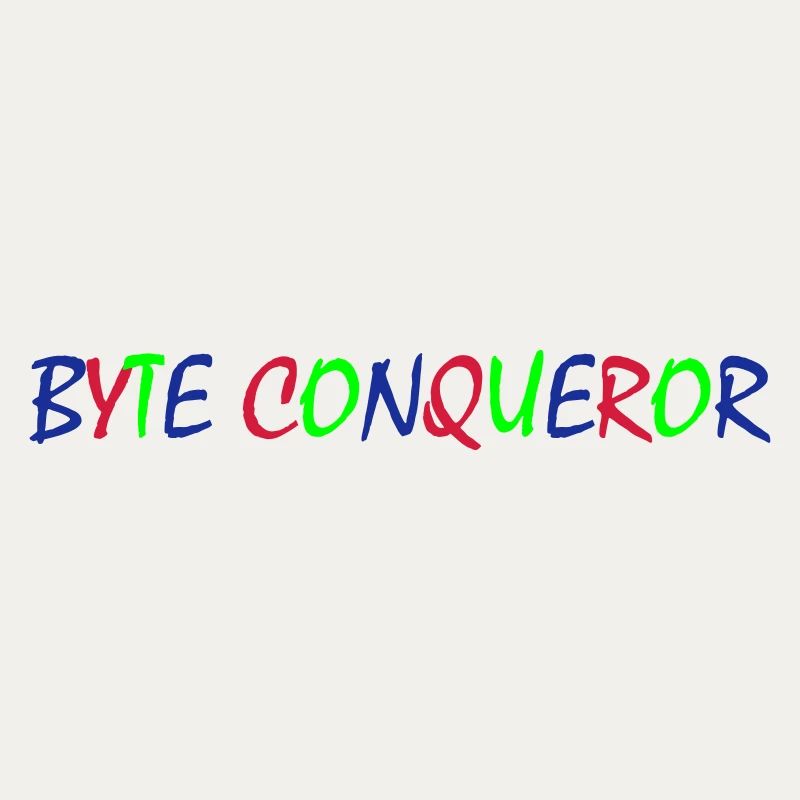 Byte Conqueror – Bunte Typografie