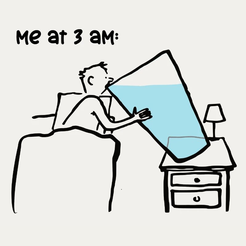 Moi à trois heures du soir!