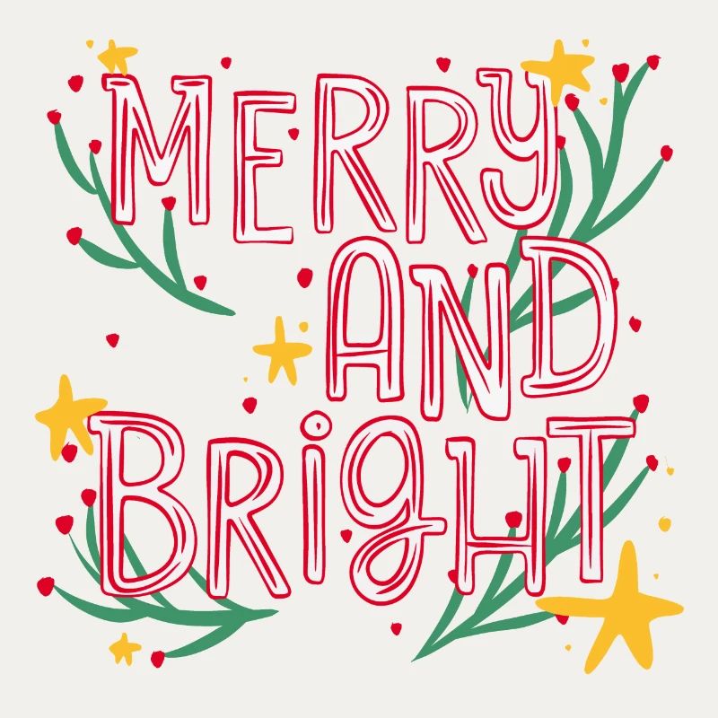 Merry and Bright Festive Script