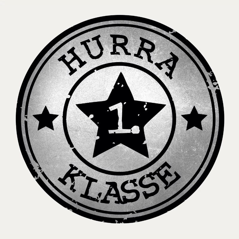 Hooray 1st Class - Star Emblem - Silver Black
