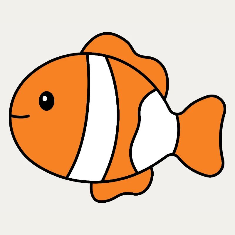Tropischer Clownfisch