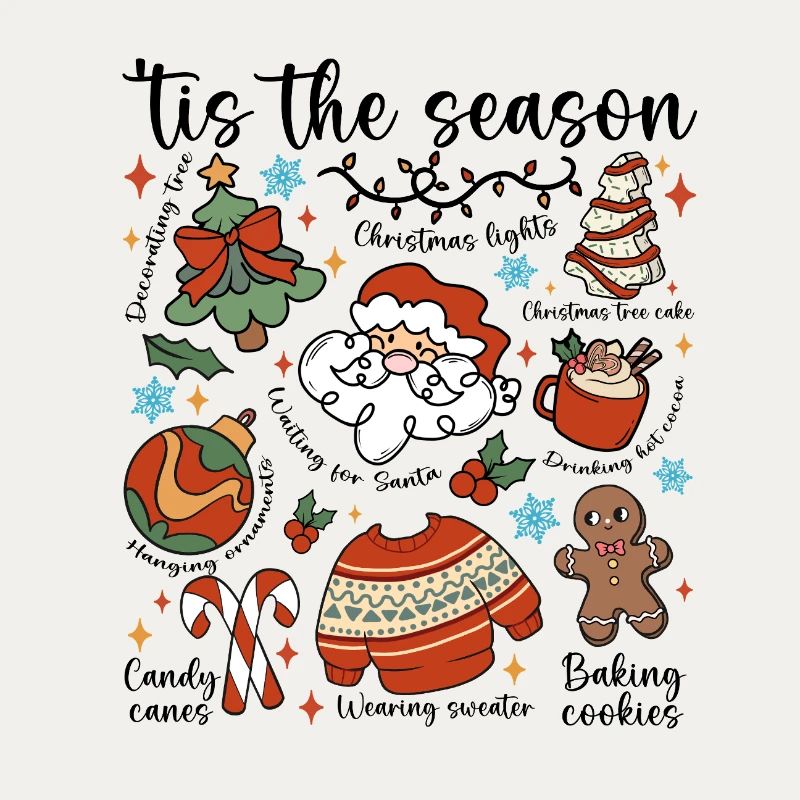 Cozy Christmas Doodle Parade