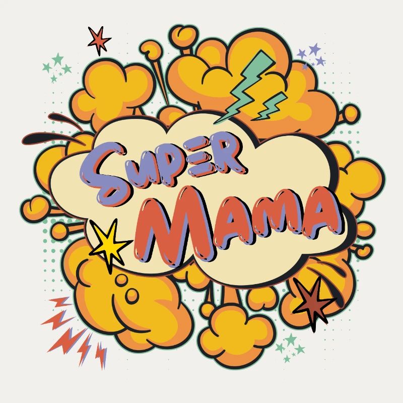 Super Mom Comic Explosion
