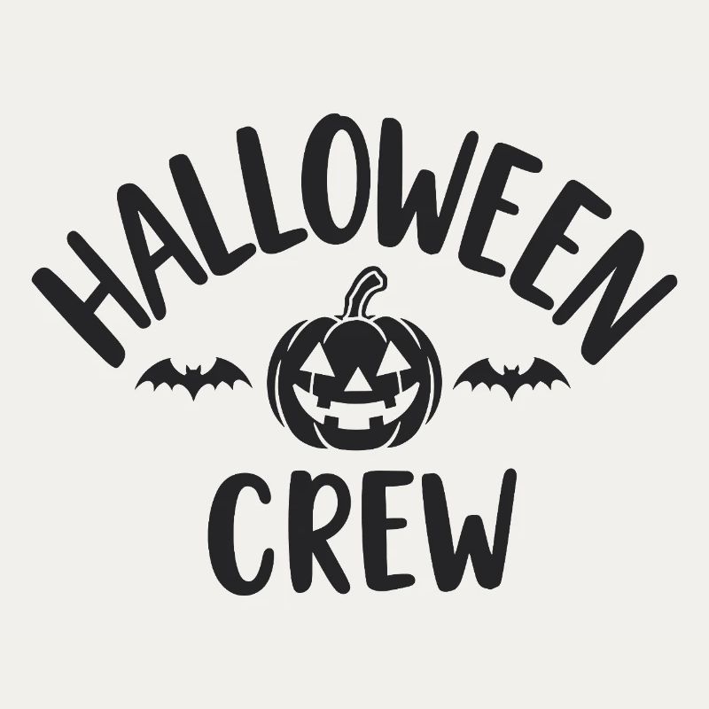 Equipaggio di Halloween Truppa con testa di zucca