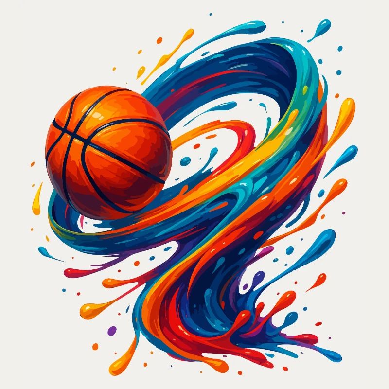 Éclaboussure de basket-ball Vibrant Orbit