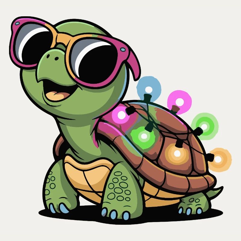 Lichtschein Turtle with sunglasses