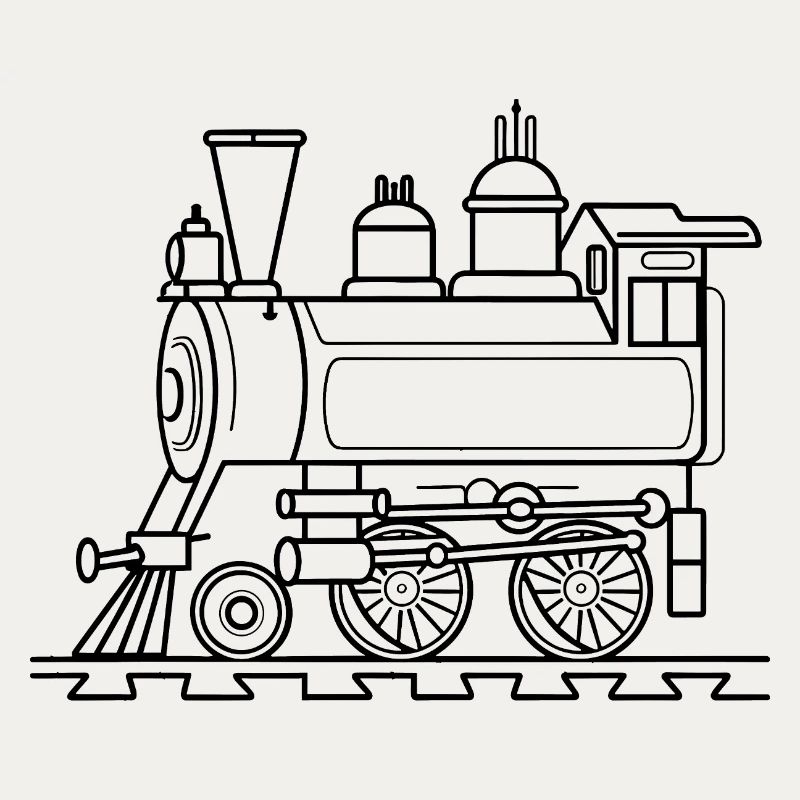 Railroad Comic Style