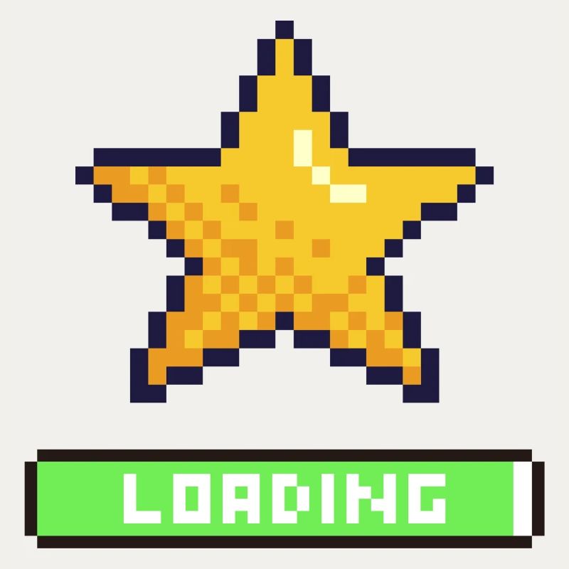 Loading Pixel Star