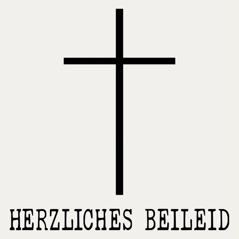 Herzliches Beileid Trauer