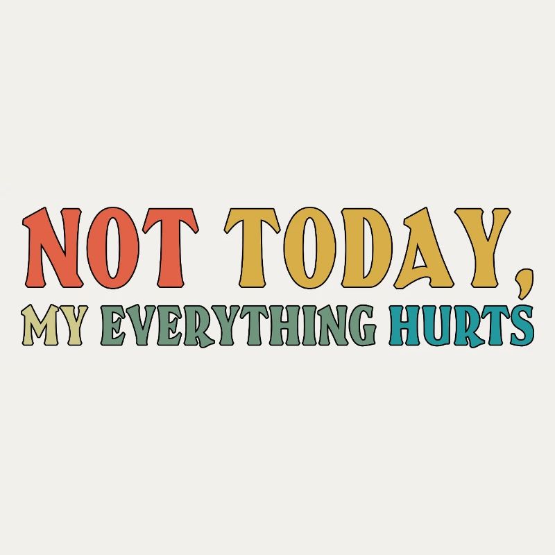 Not Today Fibromyalgie-Bewusstsein