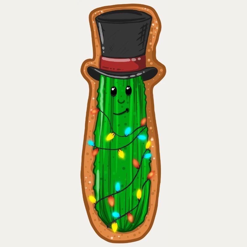 Concombre de Noël avec haut-de-forme