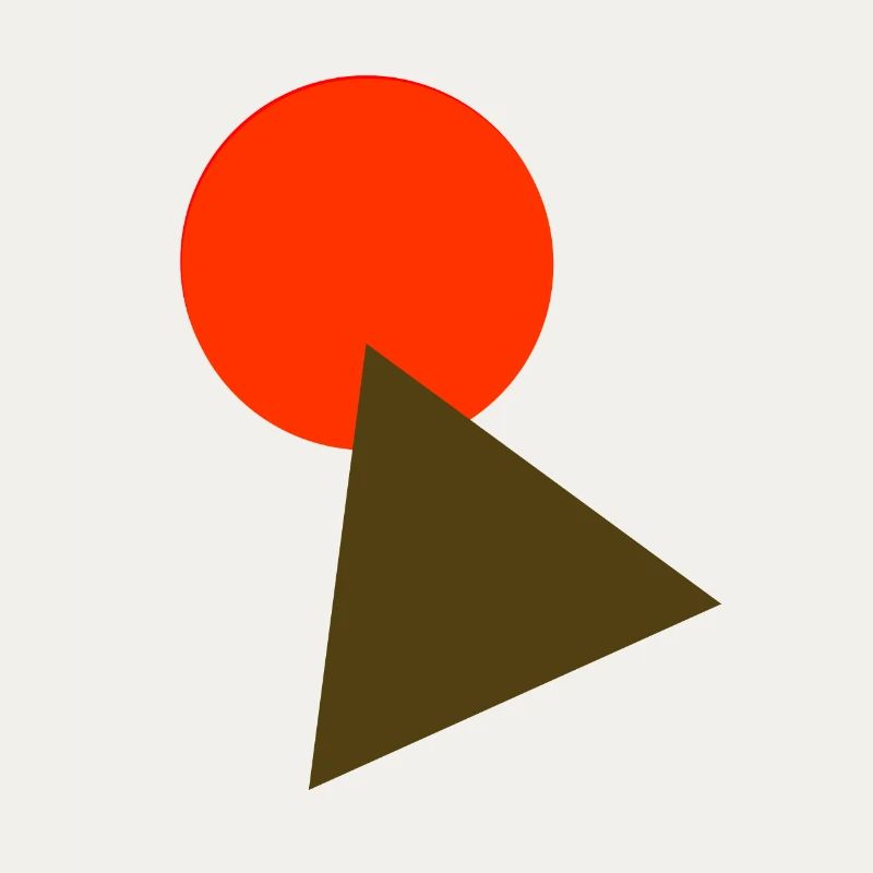 circle and triangle
