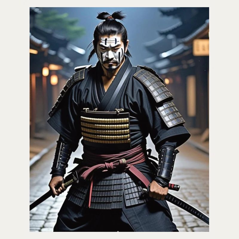 Samurai Krieger.