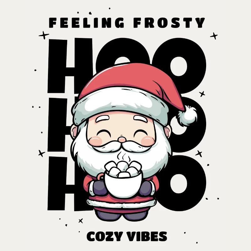 Weihnachten Pullover - Weihnachtsmann, Geschenk