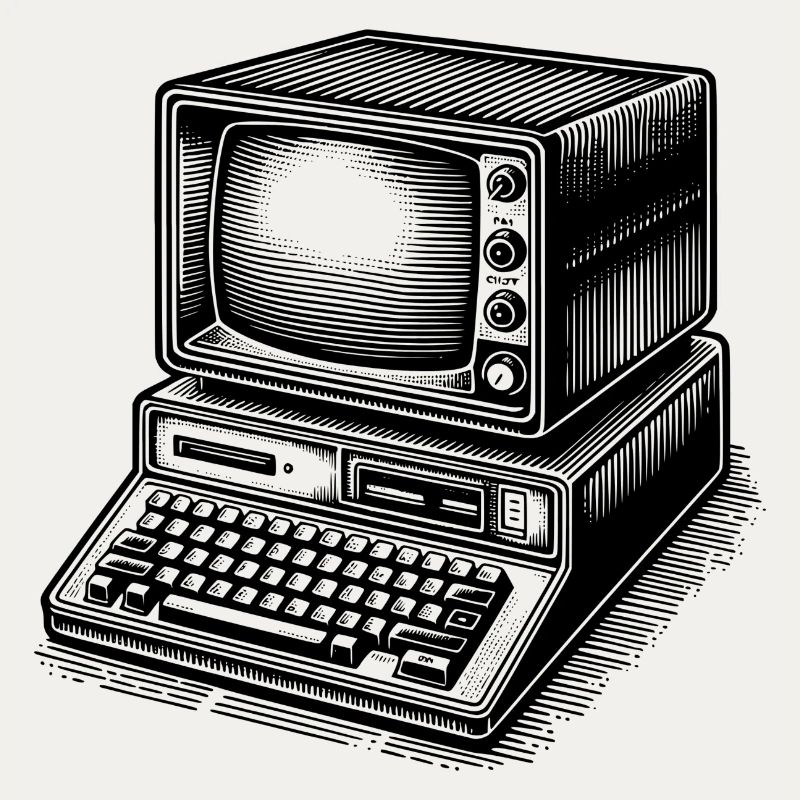 Klassischer Retro-PC