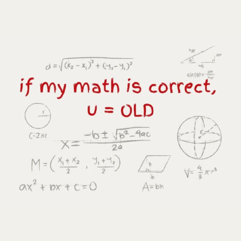 Birthday gift for math fans