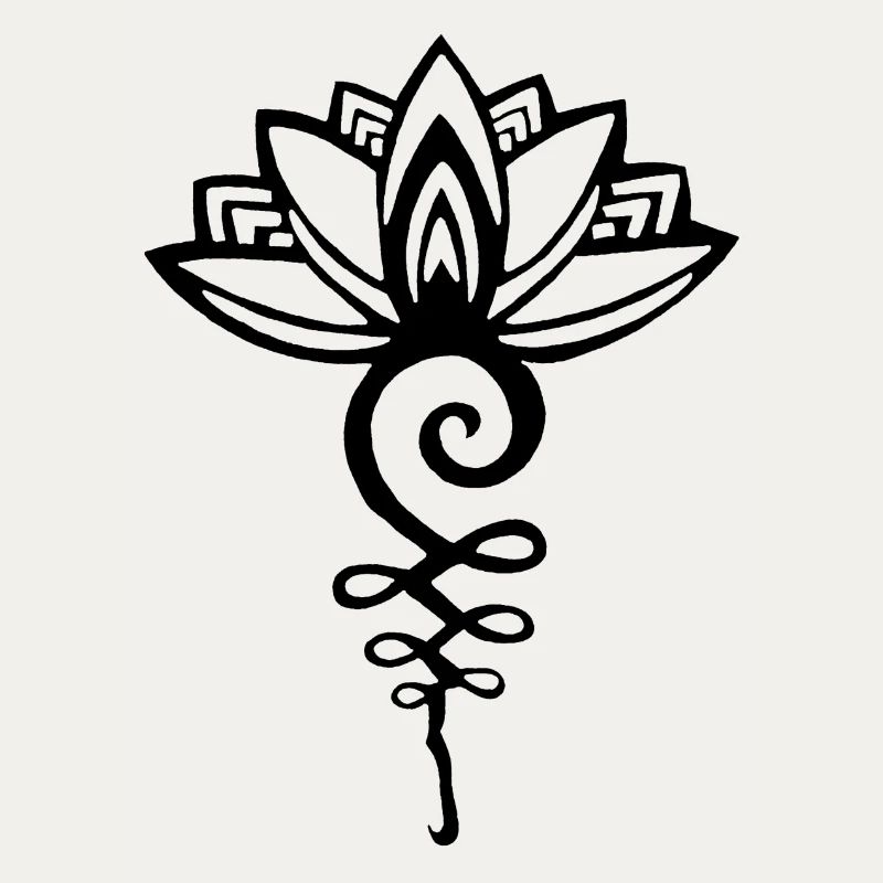 Lotus noir éternel