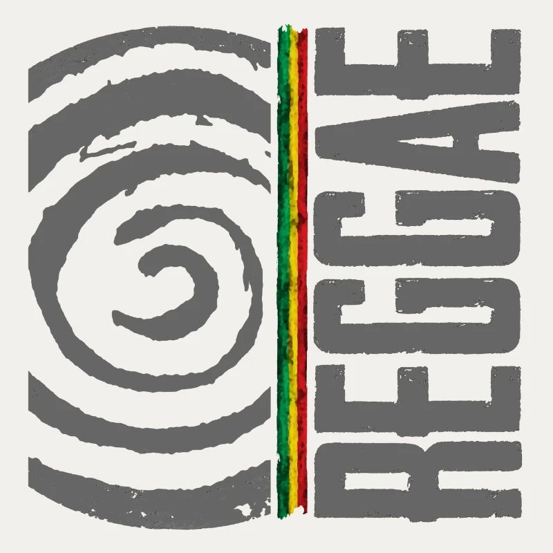 Couleur rasta avec motif en spirale