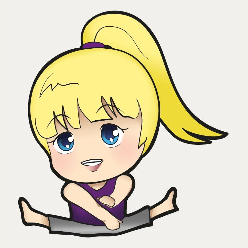 Chibi Anime Manga Splitkick
