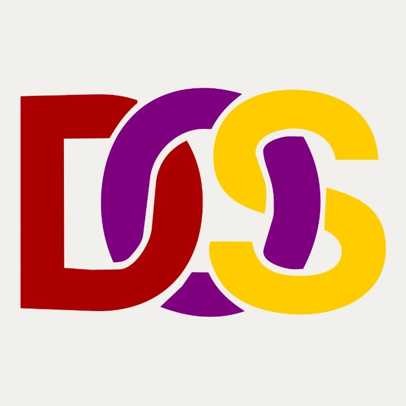 Retro MS DOS Logo