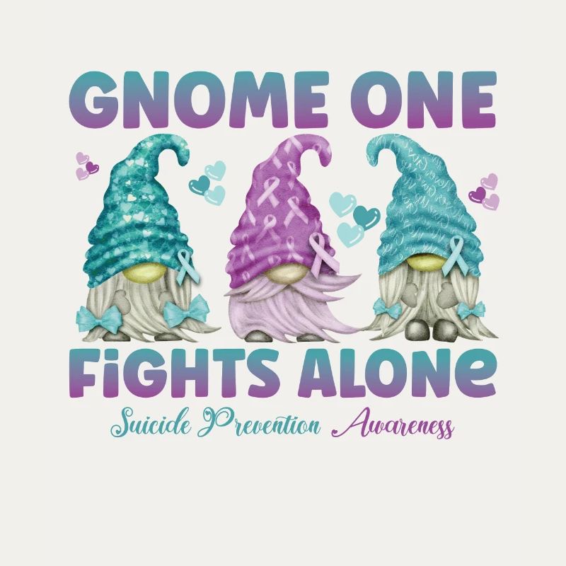 Gnome One Fights Suicide Prevention