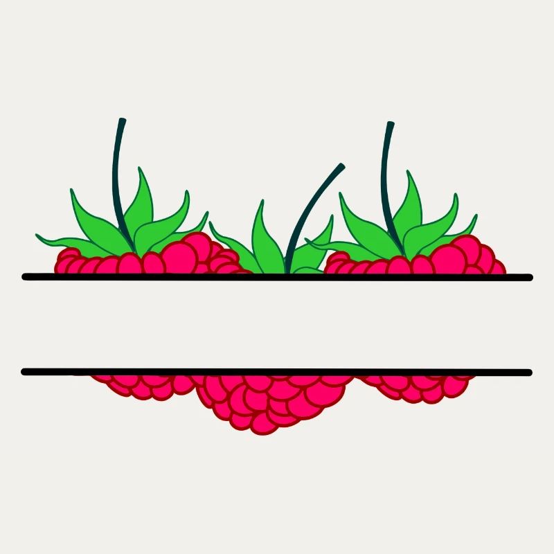 Raspberry banner red raspberry