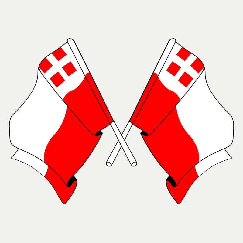 Deux drapeaux de la province d'Utrecht